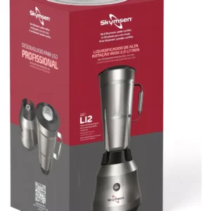 Liquidificador Skymsen Alta Rotação 2 Litros LI2 Aço Inoxidável 900w - Image 6